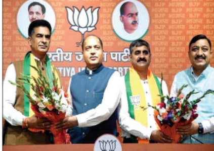 हिमाचल में कांग्रेस के 2 विधायक BJP में शामिल