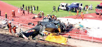 मलेशिया के 2 नेवी हेलिकाॅप्टर टकराए, 10 क्रू मेंबर्स की माैत