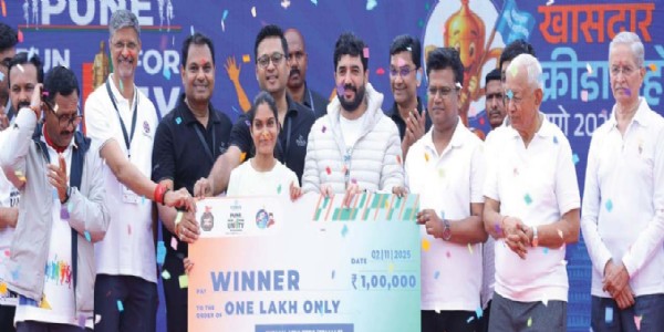 पुणे ‌‘रन फॉर यूनिटी‌’ महामैराथन में मनीष और अंकिता बने विजेता